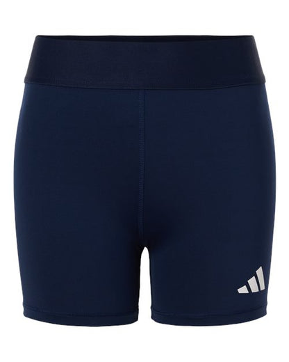 adidas AT310 Women's Techfit Compression Shorts - Team Navy Blue - Front