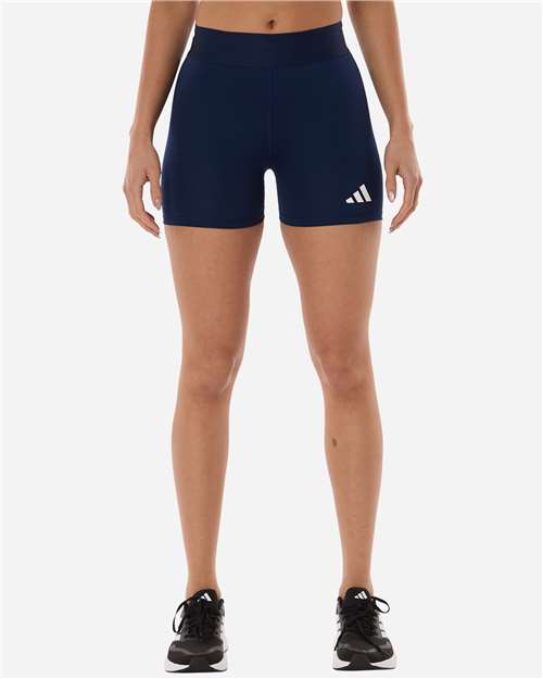 adidas AT310 Women's Techfit Compression Shorts - Team Navy Blue - OnModelFront