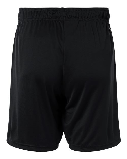 adidas AT315 Men's Entrada 26 Shorts - Black/ White - Back