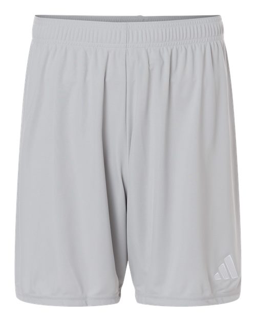 adidas AT315 Men's Entrada 26 Shorts - Team Light Grey/ White - Front