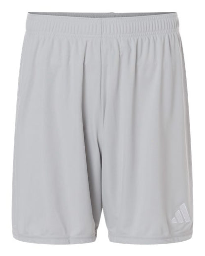 adidas AT315 Men's Entrada 26 Shorts - Team Light Grey/ White - Front