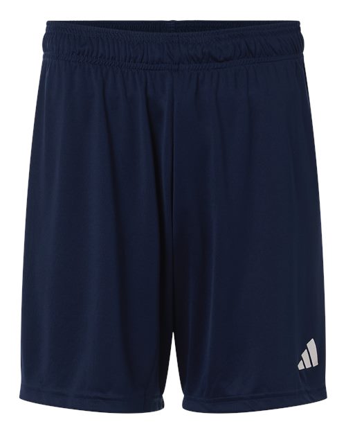 adidas AT315 Men's Entrada 26 Shorts - Team Navy Blue/ White - Front