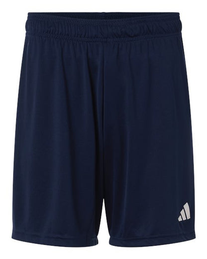 adidas AT315 Men's Entrada 26 Shorts - Team Navy Blue/ White - Front