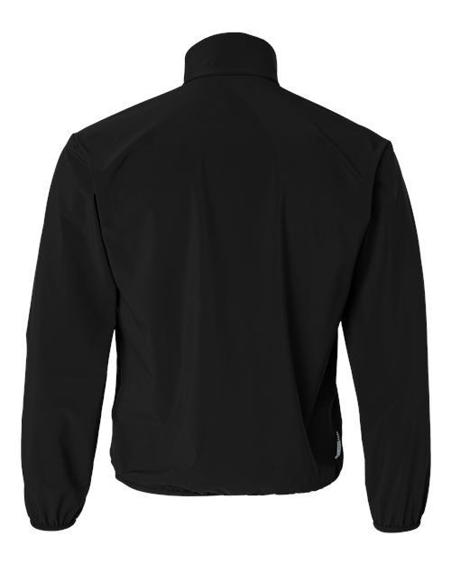 adidas AT501 Women's TIRO Woven Full-Zip Track Jacket - Black/ White - Back
