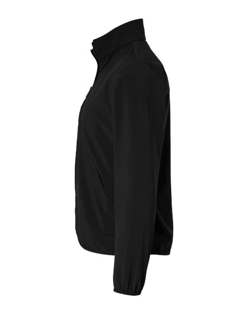 adidas AT501 Women's TIRO Woven Full-Zip Track Jacket - Black/ White - DirectSide