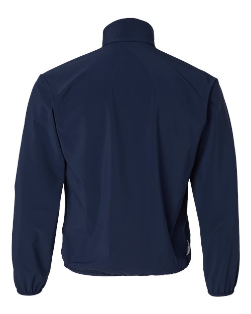 adidas AT501 Women's TIRO Woven Full-Zip Track Jacket - Team Navy Blue/ White - Back