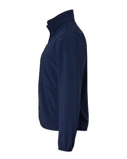 adidas AT501 Women's TIRO Woven Full-Zip Track Jacket - Team Navy Blue/ White - DirectSide