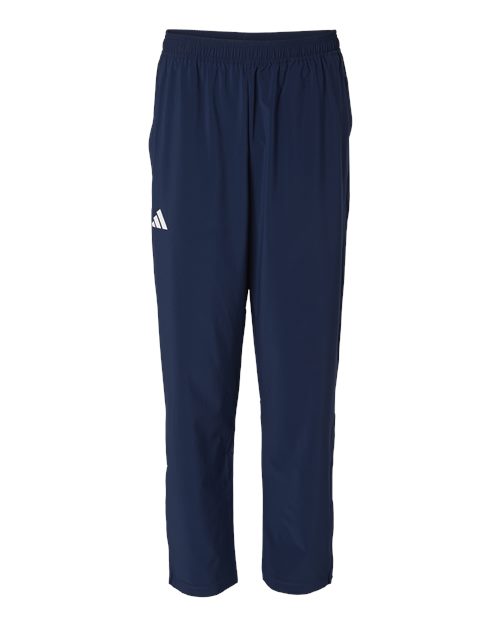 adidas AT502 Men's TIRO Woven Sweatpants - Team Navy Blue/ White - Front