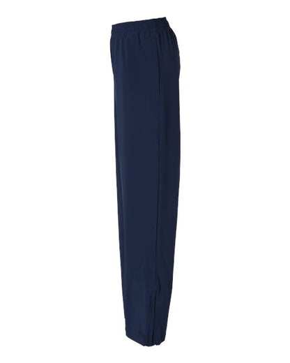 adidas AT503 Women's TIRO Woven Sweatpants - Team Navy Blue/ White - DirectSide