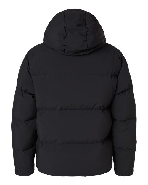 adidas AT600 Men's Helonic Down Puffer Hooded Jacket - Black - Back
