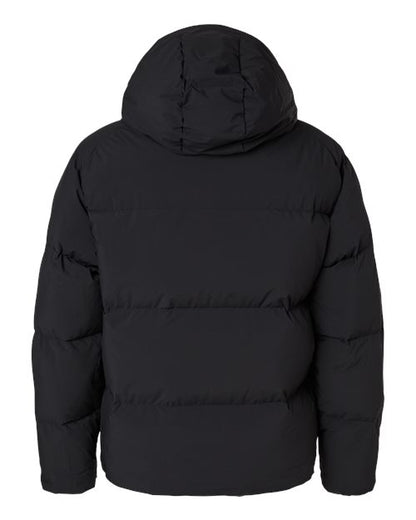 adidas AT600 Men's Helonic Down Puffer Hooded Jacket - Black - Back