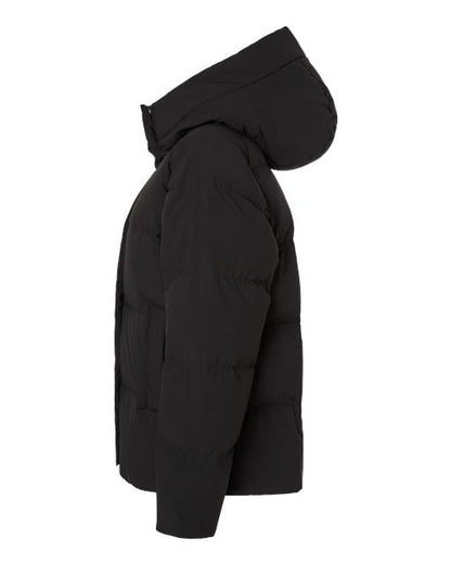 adidas AT601 Women's Helonic Down Puffer Hooded Jacket - Black - DirectSide