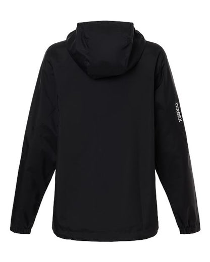 adidas AT603 Women's TERREX MULTI 2 Layer Climaproof Rain Jacket - Black - Back