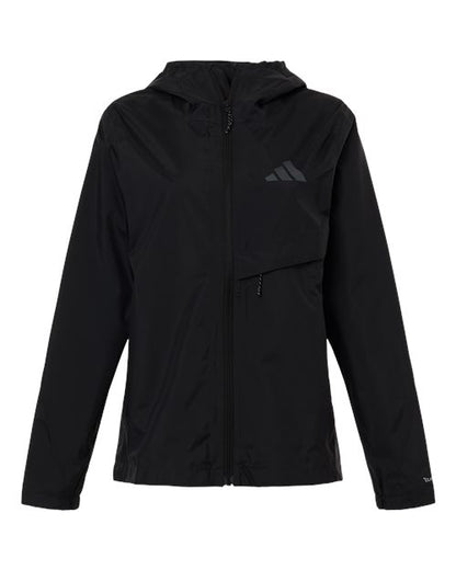 adidas AT603 Women's TERREX MULTI 2 Layer Climaproof Rain Jacket - Black - Front