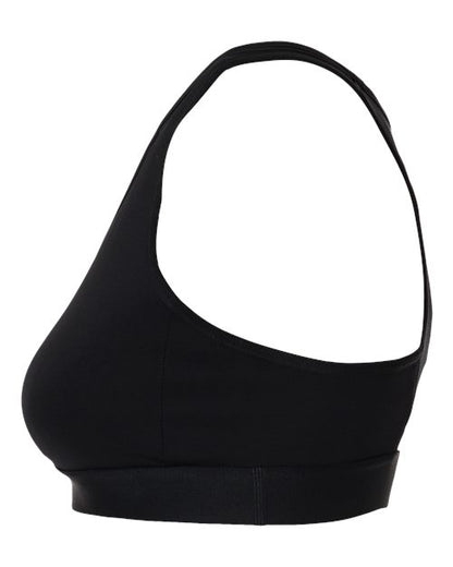 adidas AT750 Women's Techfit Compression Racerback Sports Bra - Black - DirectSide