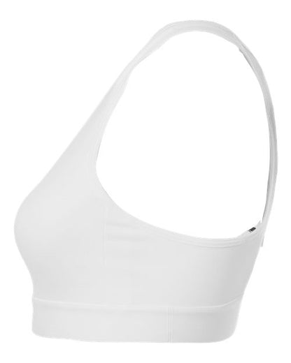 adidas AT750 Women's Techfit Compression Racerback Sports Bra - White - DirectSide