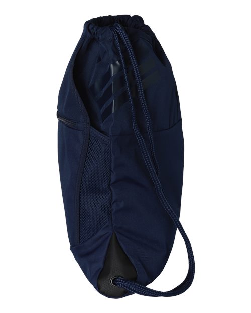 adidas AB605 Stadium Sackpack - Team Navy Blue/ White - DirectSide