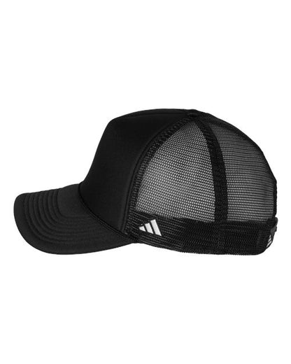 adidas AH608 Fundamental Dispatch Trucker Cap - Black/ White - DirectSide