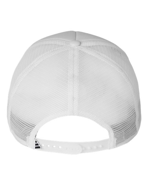 adidas AH608 Fundamental Dispatch Trucker Cap - White/ Black - Back