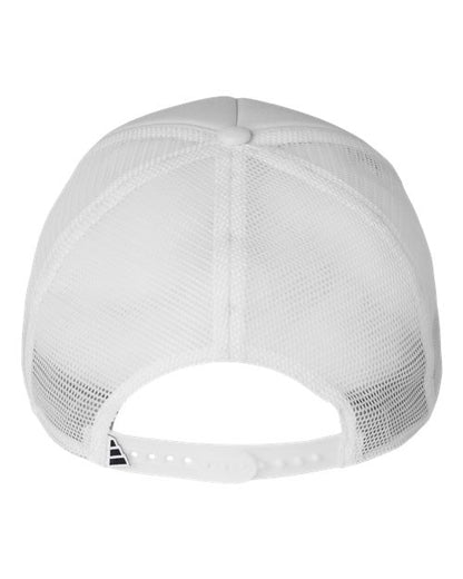 adidas AH608 Fundamental Dispatch Trucker Cap - White/ Black - Back