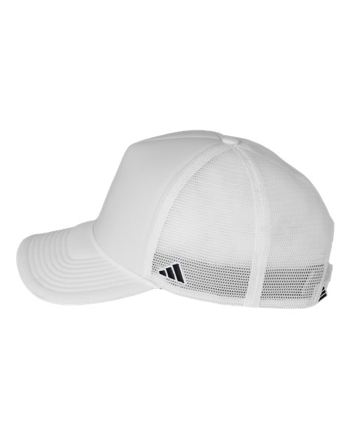 adidas AH608 Fundamental Dispatch Trucker Cap - White/ Black - DirectSide