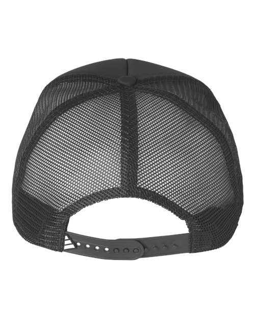adidas AH608 Fundamental Dispatch Trucker Cap - Team Dark Grey/ Black/ White - Back