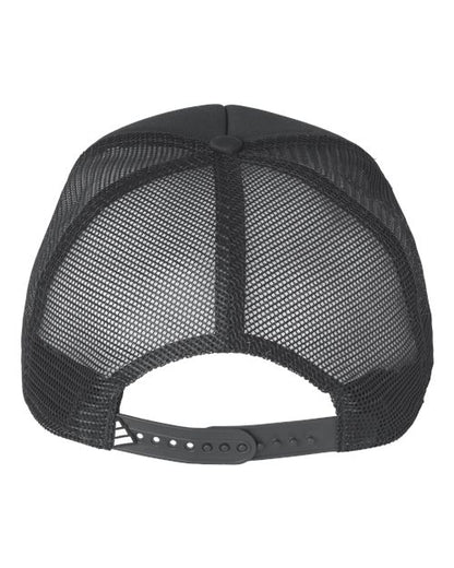 adidas AH608 Fundamental Dispatch Trucker Cap - Team Dark Grey/ Black/ White - Back