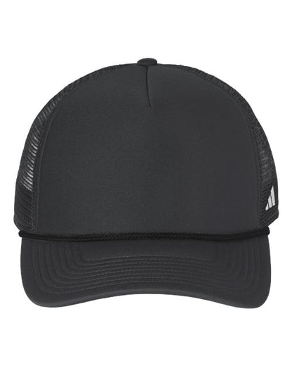 adidas AH608 Fundamental Dispatch Trucker Cap - Team Dark Grey/ Black/ White - Front