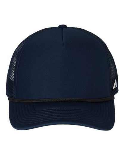 adidas AH608 Fundamental Dispatch Trucker Cap - Team Navy Blue/ Black/ White - Front