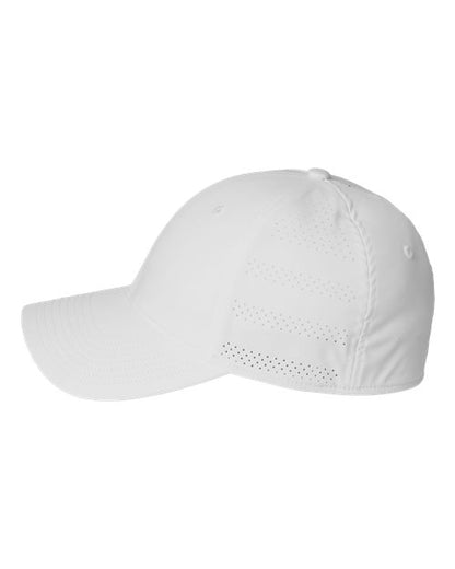 adidas AH609 Fundamental Gameday Stretch Cap - White/ Black - DirectSide