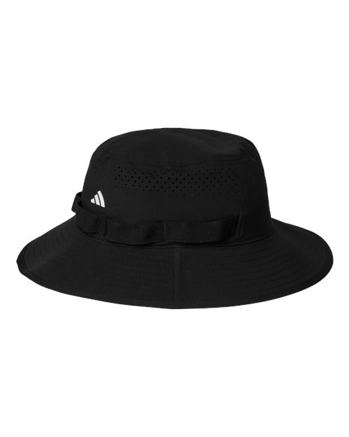 adidas AH610 Fundamental Victory Bucket Hat - Black/ White - DirectSide
