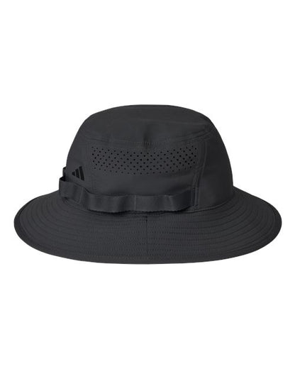 adidas AH610 Fundamental Victory Bucket Hat - Team Dark Grey/ Black - DirectSide