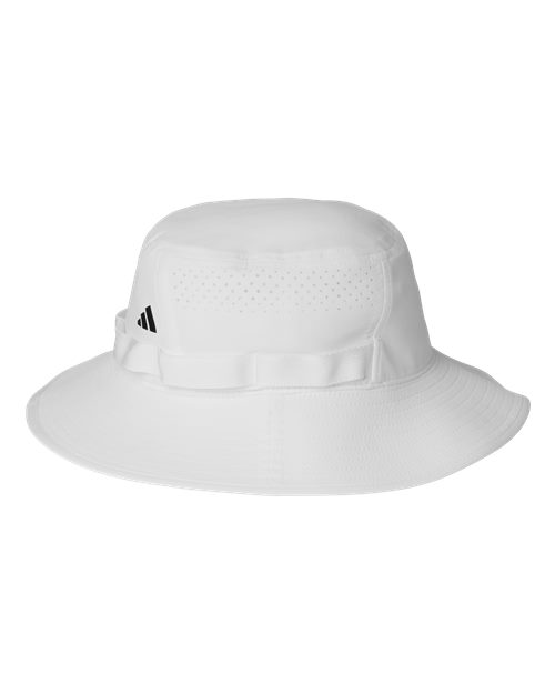 adidas AH610 Fundamental Victory Bucket Hat - White/ Black - DirectSide