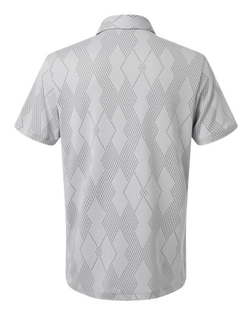 adidas A2008 Men's Ultimate365 Textured Polo - Grey Two - Back
