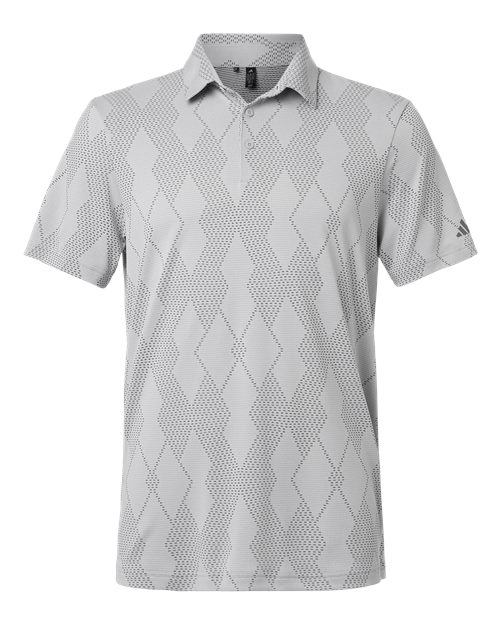 adidas A2008 Men's Ultimate365 Textured Polo - Grey Two - Front
