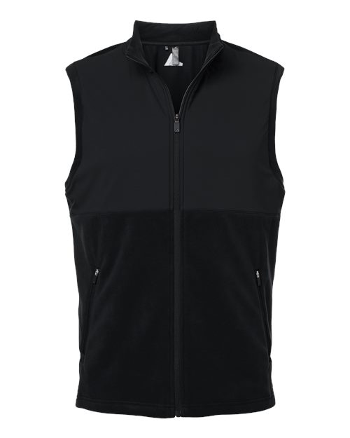 adidas A729 Men's Cozy Vest - Black - Front