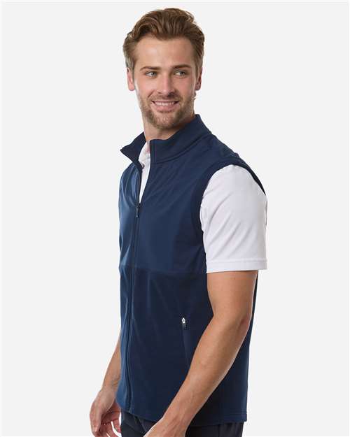 adidas A729 Men's Cozy Vest - Collegiate Navy - OnModelSide