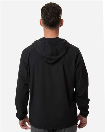 adidas A2030 Men's Ultimate365 Course Control Anorak Jacket - Black - OnModelBack