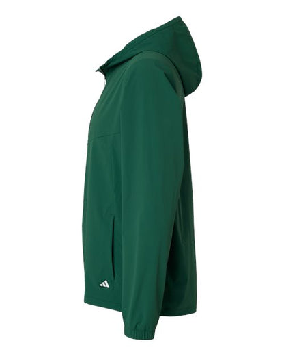 adidas A2030 Men's Ultimate365 Course Control Anorak Jacket - Collegiate Green - DirectSide