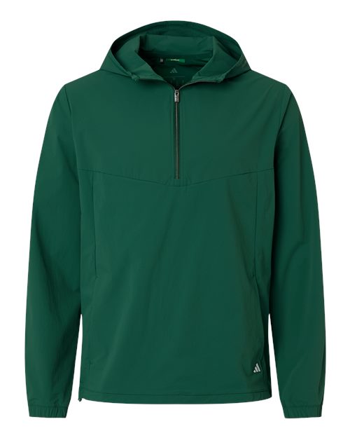 adidas A2030 Men's Ultimate365 Course Control Anorak Jacket - Collegiate Green - Front