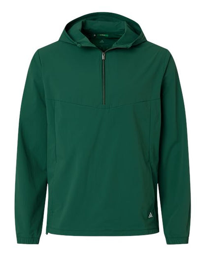 adidas A2030 Men's Ultimate365 Course Control Anorak Jacket - Collegiate Green - Front