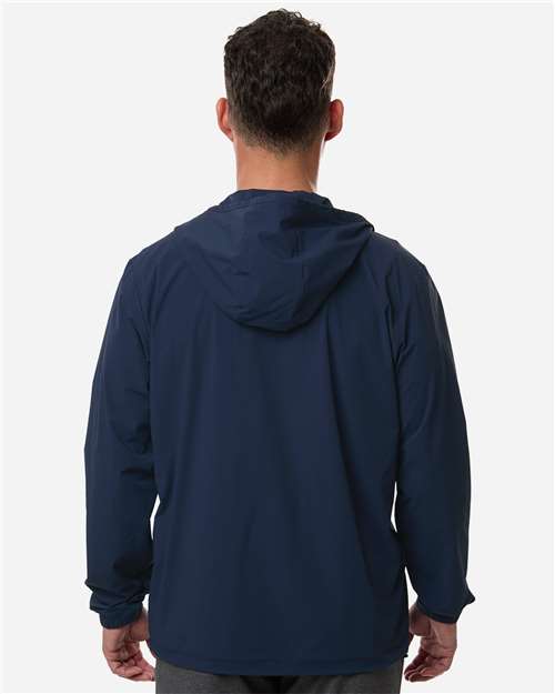 adidas A2030 Men's Ultimate365 Course Control Anorak Jacket - Collegiate Navy - OnModelBack