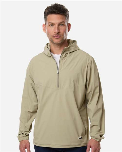 adidas A2030 Men's Ultimate365 Course Control Anorak Jacket - Wonder Cargo - OnModelFront