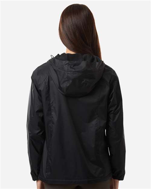 Columbia 217129 Women's Scattered Showers™ Fleece Lined Jacket - Black - OnModelBack