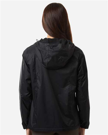 Columbia 217129 Women's Scattered Showers™ Fleece Lined Jacket - Black - OnModelBack