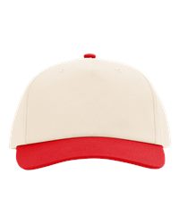 Richardson 356 Five-Panel Gramps Cap, Cotton Twill, Softsnap Closure