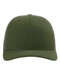 Richardson 112T Tactical Trucker Cap, Ripstop Front, Mesh Back