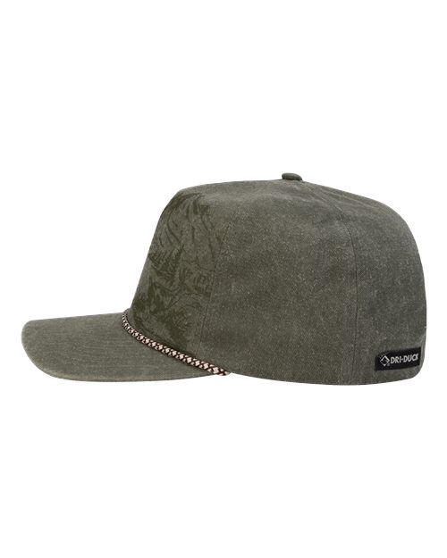 DRI DUCK 3283 Buck Nature Scene Cap - Olive - DirectSide