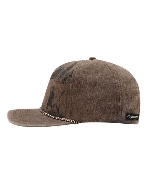 DRI DUCK 3336 Lab Nature Scene Cap - Dark Brown - DirectSide
