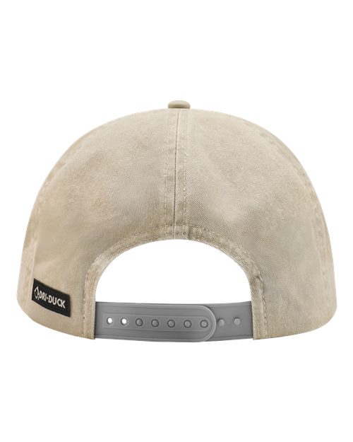 DRI DUCK 3338 Elk Nature Scene Cap - Stone - Back